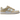 Nike Dunk Low Desert Khaki baskets vue latérale avec empeigne en cuir marron clair, lacets assortis et semelle intermédiaire blanche
