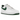 Baskets Nike Air Force 1 Low '07 Four Horsemen LeBron vue latérale blanche et verte avec détail brodé au talon et empeigne en cuir