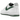 Nike Air Force 1 Low '07 Four Horsemen LeBron baskets blanc et vert avec dessus en cuir, virgule verte et semelle blanche vue sous un angle