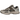 Nike Zoom Vomero 5 College Grey Cave Stone baskets en vue inclinée avec une empeigne en mesh gris, des détails superposés et une semelle intermédiaire robuste
