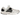 Nike Zoom Vomero 5 White Black baskets en vue latérale avec empeigne en mesh blanc, détails noirs, cage latérale de soutien et semelle blanche