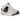 Nike Zoom Vomero 5 White Black baskets vue latérale avec empeigne en mesh blanc, détails noirs et semelle en caoutchouc pour un style classique