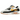 Nike Air Max 90 White Laser Orange baskets vue latérale avec empeigne blanche, détails orange, unité Air visible et semelle en caoutchouc