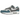 Nike Air Max 1 SC Noise Aqua baskets en vue latérale, avec une empeigne blanche, un garde-boue turquoise et une unité Air visible