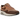 Baskets Nike Air Max 1 SC Cacao Wow en vue latérale avec empeigne en cuir marron, lacets assortis et unité Air visible dans la semelle.