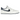 Air Jordan 1 Retro Low 85 Metallic Blue baskets en vue latérale avec empeigne en cuir blanc, accents bleu métallisé et logo swoosh emblématique.