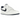 Air Jordan 1 Retro Low 85 Metallic Blue baskets vue latérale avec base en cuir blanc, détails bleu métallisé et semelle intermédiaire vintage blanche