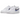 Nike Air Force 1 Low Impact Next Nature Double Swoosh White Black Blue baskets en vue laterale avec une tige blanche, un double swoosh noir et bleu et une semelle blanche