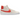 Nike SB Zoom Blazer Mid Phantom Cosmic Clay baskets vue latérale avec empeigne claire, détails orange au talon et semelle blanche