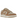 Nike Dunk Low SE Sanddrift baskets en vue latérale, présentant une tige en daim beige avec des détails en cuir blanc, des lacets et une semelle.