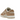 Nike Dunk Low SE Sanddrift baskets en profil angulaire avec empeigne en cuir beige, lacets assortis et semelle intermédiaire blanche