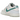 Nike Dunk Low Mineral Teal baskets vue latérale avec empiècements bleu clair, semelle intermédiaire blanche et semelle extérieure verte