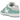 Nike SB Dunk Low April Skateboards baskets vue latérale avec empeigne en cuir blanc, swoosh métallique, renforts en daim bleu clair et semelle translucide