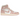 Air Jordan 1 Retro High OG Washed Pink baskets vue latérale avec empiècements en daim rose, détails en cuir blanc et logo Nike classique