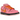 Nike SB Dunk Low The Powerpuff Girls Blossom baskets vue angulaire avec tige rose, lacets orange et un œil de Blossom brodé