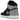 Air Jordan 1 Retro High OG Satin Shadow baskets vue latérale avec finition satinée noire et grise, panneaux en cuir, swoosh Nike et semelle gomme