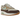 Nike Air Max 1 Crepe Brown baskets en profil avec empeigne marron foncé, semelle intermédiaire crème et la semelle extérieure en gomme caractéristique.