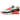 Baskets Nike Air Max 90 Gore-Tex Infrared vue de profil avec empeigne blanche, grise et rouge, unité Nike Air visible et logo Gore-Tex au talon