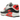 Nike Air Max 90 Gore-Tex Infrared baskets en vue latérale avec empeigne blanche, détails gris, garde-boue rouge infrarouge et semelle en gomme.