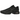 Nike Air Max Plus A-COLD-WALL Black baskets en vue latérale mettant en avant l'empeigne en cuir noir, la semelle imposante et le design détaillé