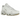 Nike Air Max Plus A-COLD-WALL Platinum Tint baskets vue latérale mettant en valeur les superpositions ondulées et le design épuré.