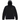 Nike x NOCTA Tech Fleece Hoodie Black sweat-shirt vue de face avec fermeture éclair, capuche ajustable et matière polaire technique noire