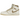 Air Jordan 1 Retro High OG Craft Vibrations Of Naija baskets en vue inclinée avec une empeigne texturée blanc cassé et des détails en cuir noir.