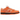 Nike SB Dunk Low Concepts Orange Lobster baskets en vue inclinée, avec une empeigne en nubuck orange, une doublure à carreaux et un swoosh gris.
