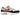 Nike Air Max 1 Chili 2.0 baskets vue latérale avec base en mesh blanc, panneaux en daim gris, swoosh rouge et unité Air visible au talon.