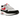 Nike Air Max 1 Chili 2.0 baskets vue latérale avec empeigne blanche, garde-boue gris, swoosh noir et détails rouges aux lacets
