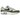 Baskets Nike Air Max 1 White Black Medium Olive vue latérale montrant l'empeigne en mesh blanc, le garde-boue vert olive et le logo Swoosh noir.