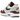 Nike Air Max 1 Dark Team Red baskets vue sous angle avec empeigne blanche, détails rouge foncé et unité Air visible.