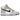 Nike Dunk High White Sanddrift Brown baskets vue de profil avec empeigne en cuir clair, détails beiges et semelle blanche