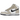 Nike Dunk High White Sanddrift Brown baskets vue sous un angle montrant des empiècements en cuir blanc, des superpositions marron et une semelle blanche.