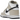 Nike Dunk High White Sanddrift Brown (Women's) baskets en vue latérale avec base en cuir blanc, empiècements beiges et semelle extérieure gomme.