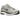 Nike P-6000 Metallic Silver Pure Platinum baskets vue latérale avec superpositions argentées, empeigne en mesh et semelle blanche