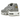 Baskets Nike Air Max Plus Metallic Silver vue latérale avec empeigne argentée métallisée, renforts ondulés emblématiques et unités Air visibles