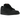 Nike SB Dunk Low Pro Triple Black baskets en vue inclinée avec empeigne en daim noir, Swoosh noir assorti et semelle entièrement noire