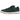 Nike SB Dunk Low Pro Deep Fir baskets vue angulaire avec empiècements en daim vert, semelle intermédiaire blanche et gomme.