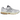 Nike Zoom Vomero 5 White Pure Platinum baskets vue latérale avec empeigne blanche, détails gris argenté et semelle intermédiaire amortissante