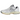 Nike Zoom Vomero 5 White Pure Platinum baskets vue latérale avec empeigne en mesh blanc, détails superposés et semelle intermédiaire blanche