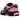 Nike Zoom Vomero 5 Pink Spell Black baskets vue latérale avec empeigne en mesh rose superposée, détails noirs, lacets assortis et semelle en gomme