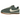 Nike Cortez Vintage Vintage Green Gum baskets vue latérale avec empeigne en daim vert, logo swoosh blanc et semelle en gomme.