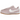 Nike Cortez Vintage Pink Foam baskets en profil latéral avec une tige en daim rose, un swoosh blanc et une semelle