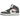 Air Jordan 1 Mid SE Floral baskets vue latérale avec motif floral, logo Swoosh noir, semelle intermédiaire blanche et semelle extérieure claire.