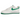 Nike Air Force 1 Low 07 White Malachite baskets en vue laterale avec tige en cuir blanc et swoosh vert et lacets
