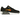 Nike Air Max 90 Spray Paint Swoosh Black University Gold baskets vue latérale avec empeigne noire et logo swoosh jaune effet peinture aérosol