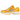 Nike Zoom Vomero 5 Yellow Ochre baskets vue latérale mettant en avant la tige jaune, les détails en mesh, le logo Swoosh argenté et la semelle amortie