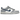 Nike Dunk Low Next Nature Blue Whisper Iridescent baskets profil latéral dans des tons bleu irisé avec semelle blanche, cuir texturé et laçage