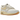 Nike Air Max 1 Crepe Light Bone baskets en vue latérale, présentant une empeigne en daim blanc cassé et une semelle extérieure texturée unique.
